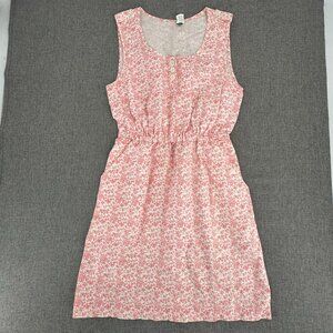 J. Crew Floral Sun Dress Cottagecore Cinched‎ Waist Sleeveless Scoop Neck Sz 0